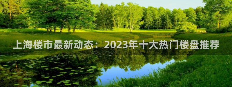 澳门和记官网娱乐场：上海楼市最新动态：2023年十大热门楼盘