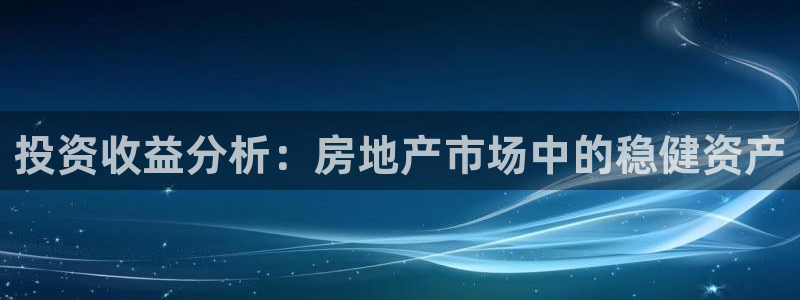 和记怡情视频官网：投资收益分析：房地产市场中的稳健资产
