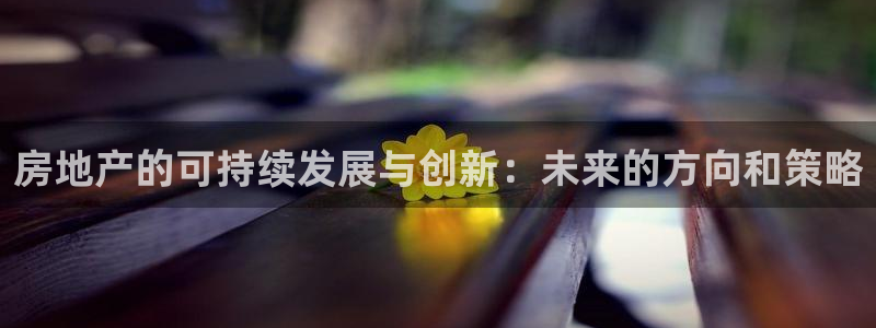 和记国际官网电话：房地产的可持续发展与创新：未来的方向和策略