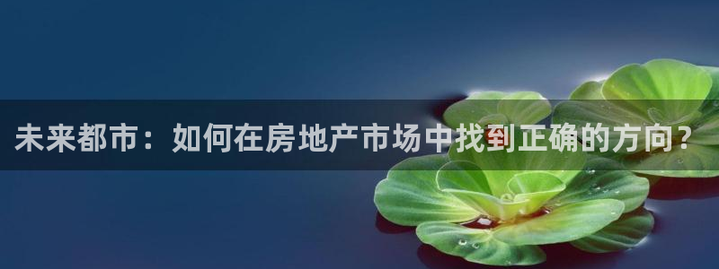 和记国际官网电话：未来都市：如何在房地产市场中找到正确的方向