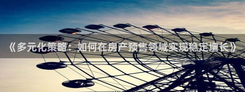 和记官网手机新版app下载：《多元化策略：如何在房产预售领域