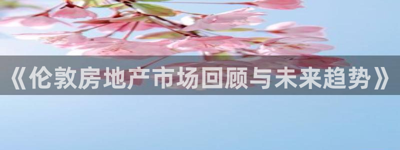 和记娱乐h8官网：《伦敦房地产市场回顾与未来趋势》