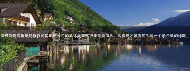 和记混凝土官网：请告诉我您希望我拟作的房地产公司的具体类型或