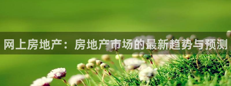 和记娱乐怡情官网：网上房地产：房地产市场的最新趋势与预测