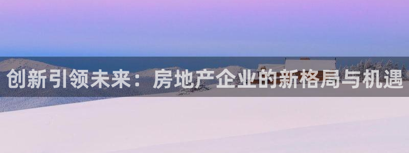 和记电讯香港官网：创新引领未来：房地产企业的新格局与机遇