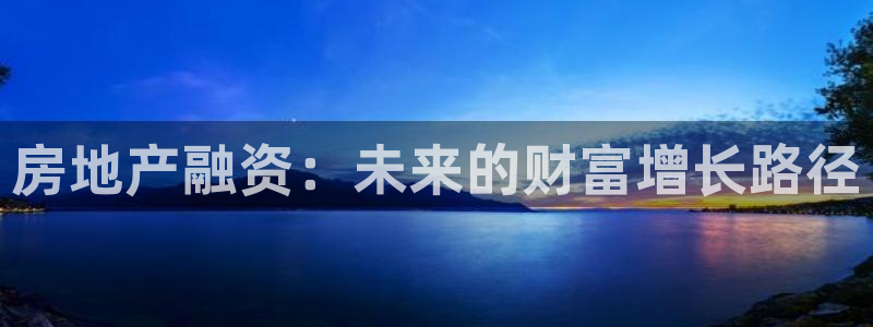 印尼和记官网：房地产融资：未来的财富增长路径