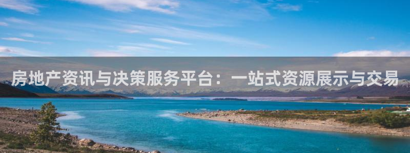 和记官网h88：房地产资讯与决策服务平台：一站式资源展示与交